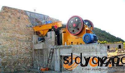 上海PE1200X1500颚式(shi)破碎机